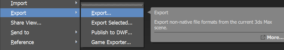 0em3a000000by2t Send To Maya, Motionbuilder and Mudbox features are not working in 3ds Max 2019.3 and more recent versions.