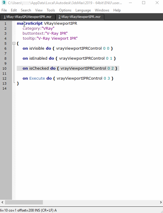 0em3a000000fkev Image: MAXScript Editor with VRay errors displayed.