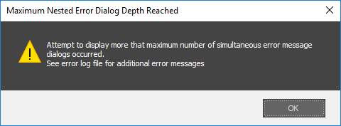 0em3a000000sylc Maximum nested error dialog