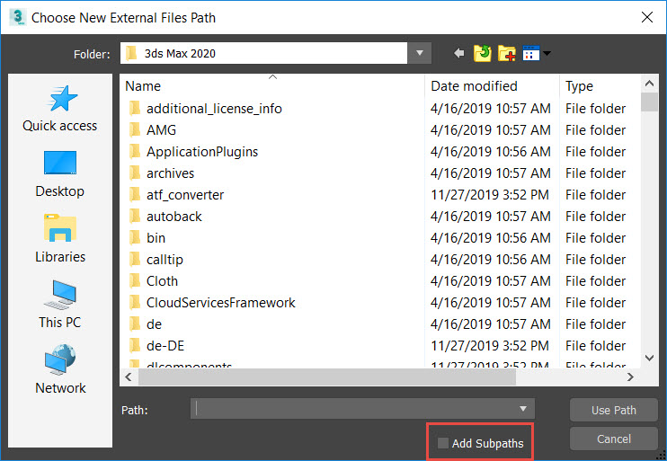 0em3g000000dgfj Error: "Missing External Files" in 3DS Max