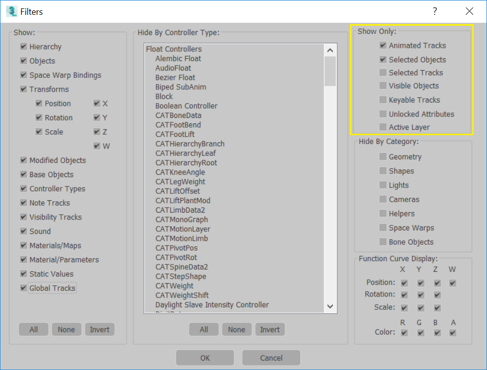 0em3g000000gasf Cannot copy and paste keys in the 3ds Max Curve Editor