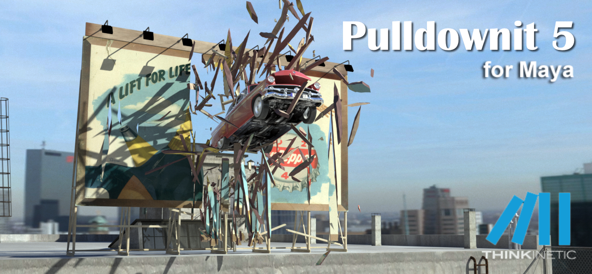 Pulldownit 5 for Maya released