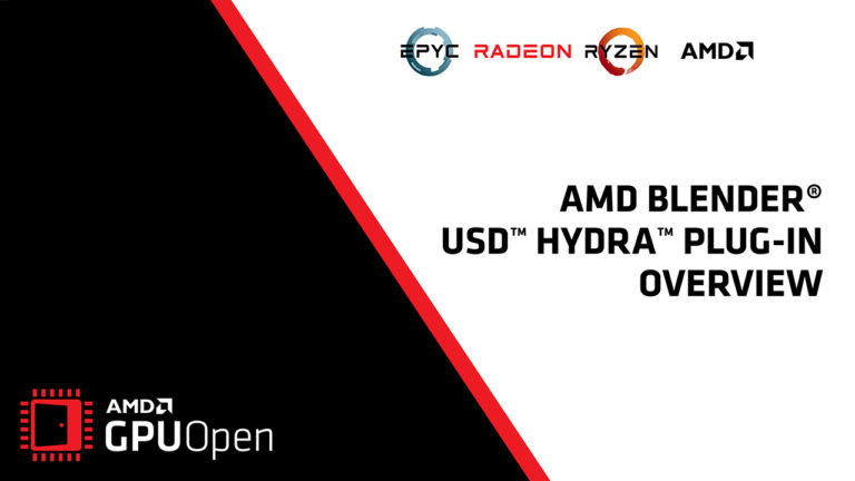 AMD USD addon for Blender announced