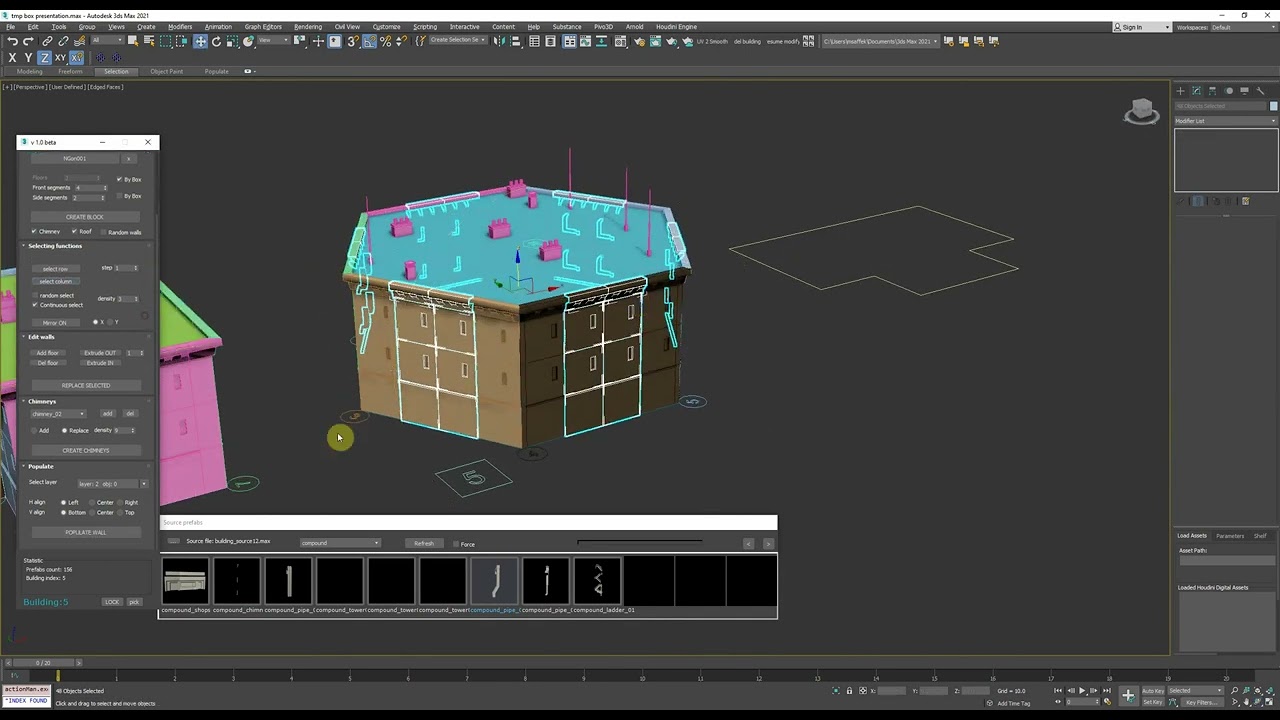 Building Generator script for 3ds Max