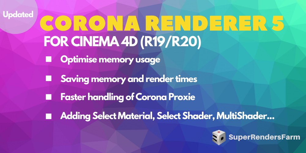 Corona Renderer 5 for Cinema 4D (R19/R20)