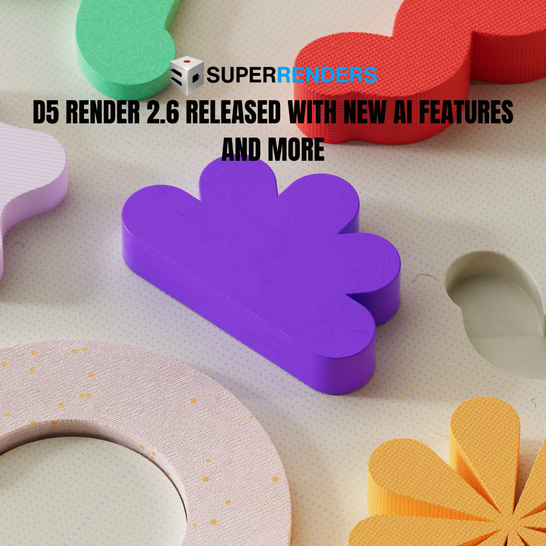 D5 Render 2.6 released with new AI features and more