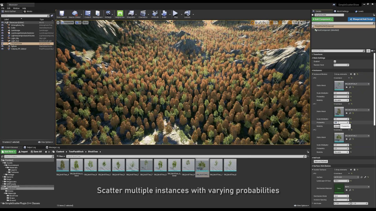 Simple Scatter for Unreal Engine 4