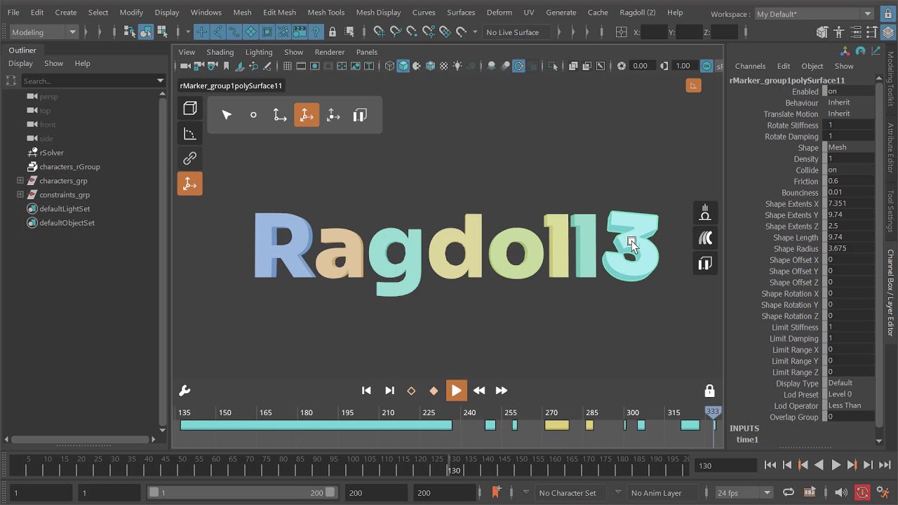 Ragdoll Dynamics 3.0 released